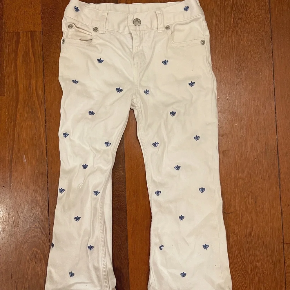 Ralph Lauren Vintage 2 Piece Blouse and Jean Set